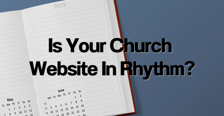 Is your church website in rhythm?